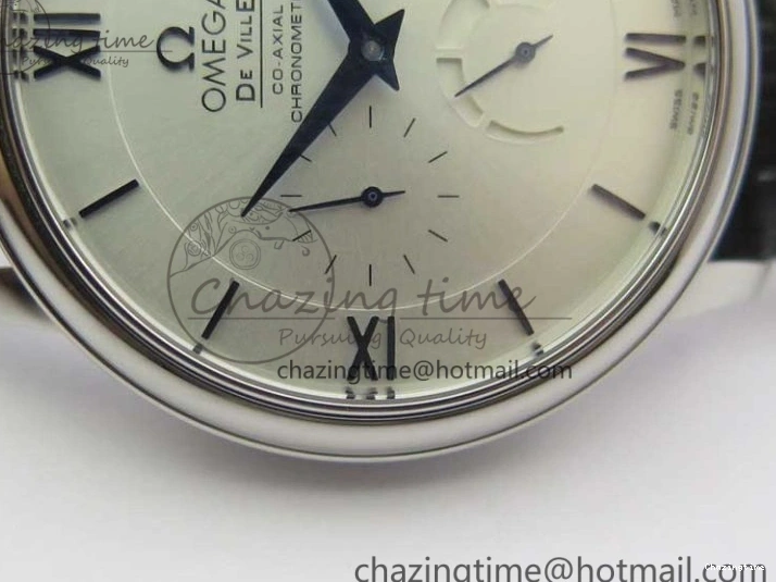 0316 MultiPurpose De Ville Prestige Real PR SS ZF 1:1 Best Edition White Dial Blue Markers on Black Leather Strap MIYOTA 7941